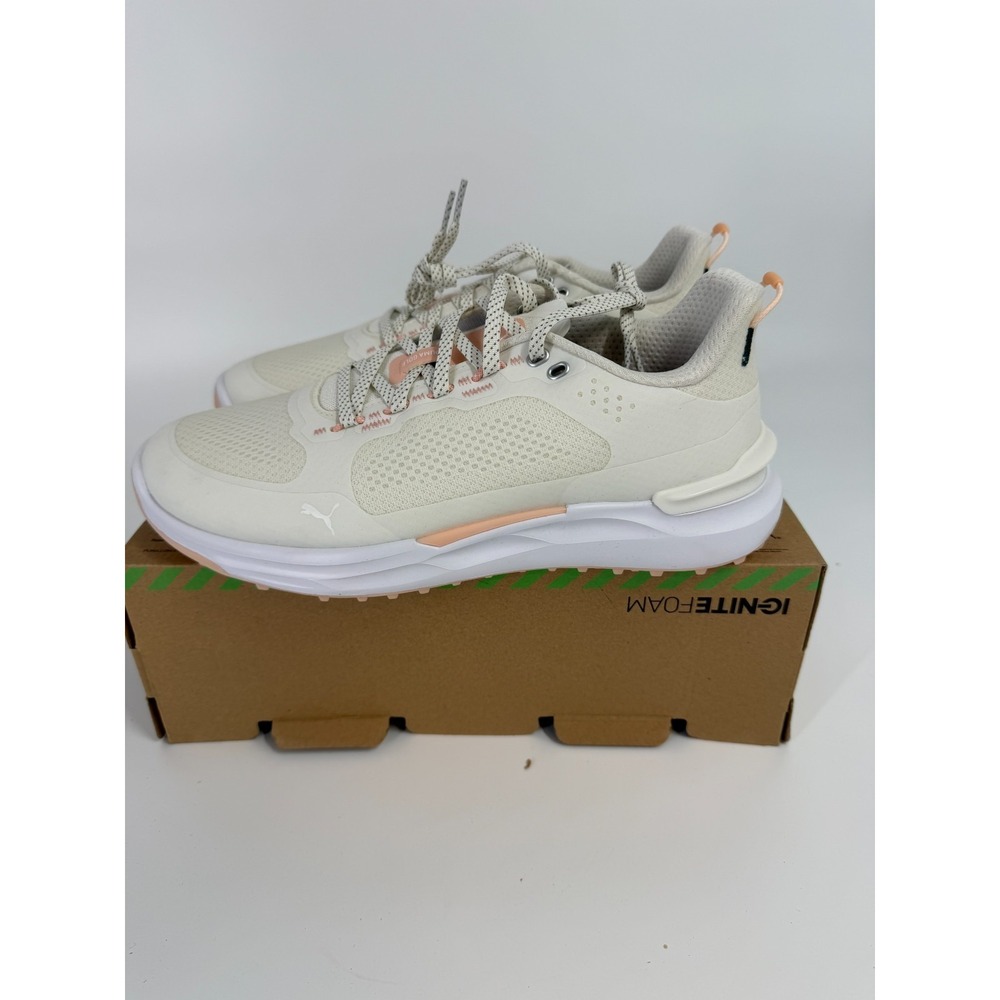 Puma Ignite Elevate X Peaches Warm White Tropical Mens SZ 8 Spikeless Golf Shoes